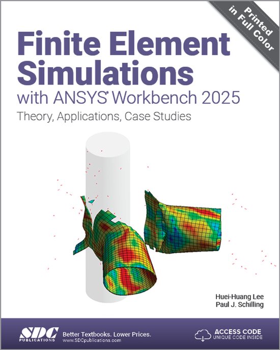 Finite Element Simulations with ANSYS Workbench 2025 - cover