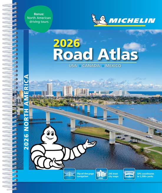 USA Canada Mexico - 2026 Road Atlas (A4-Spiral) - cover