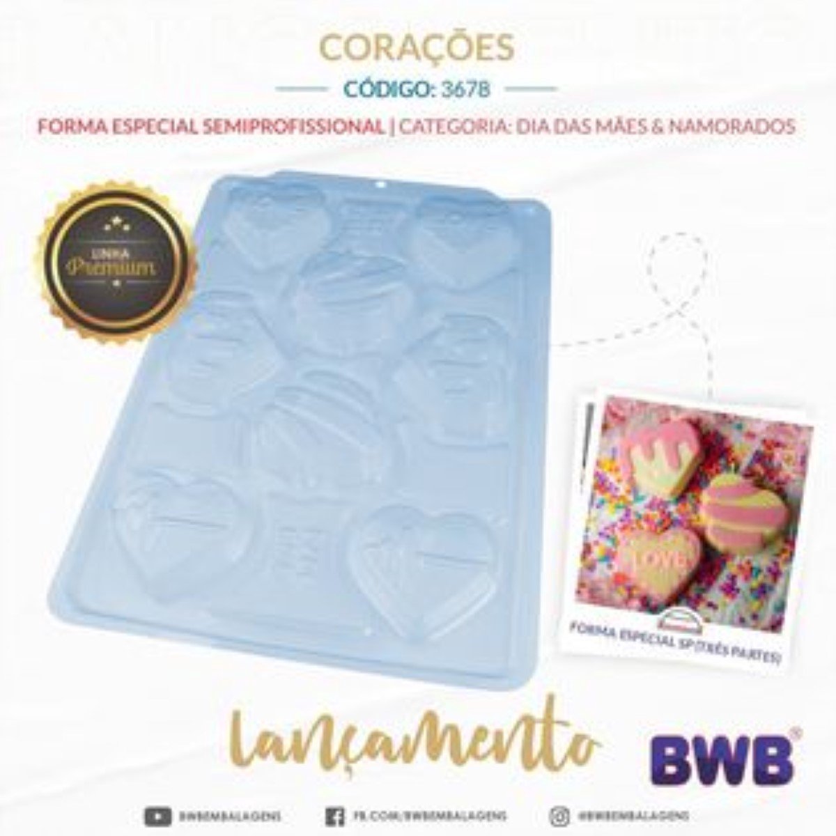 BWB chocolade mal hartjes divers