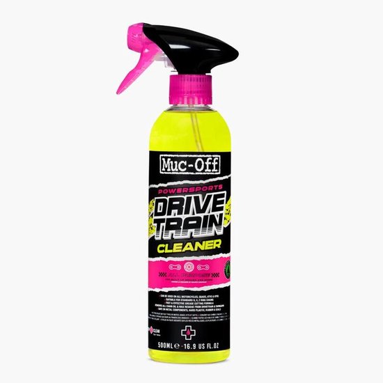 Muc-Off Drive Train Cleaner Ketting Tandwiel Reiniger Chain Cleaner Spray Fiets Motor 500ml van Muc-off — afbeelding 4