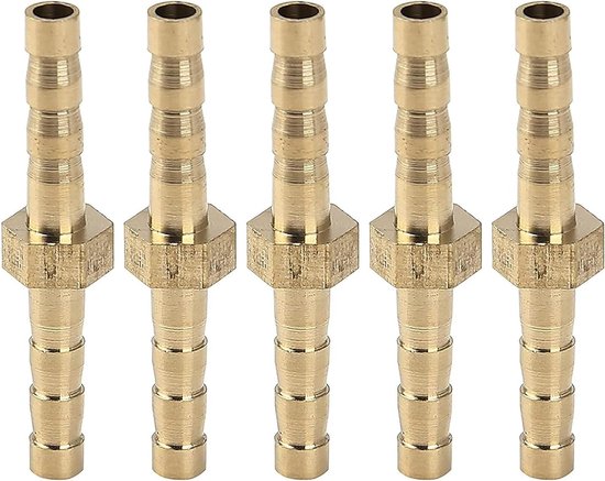 Giantree T-Schlauchverbinder, 19mm 3-Wege Messing Schlauchverbinder, T-Schlauchverbindersourcing T-förmige Fittings für Luft Wasser Gas Öl Rohr Druckluftschlauch