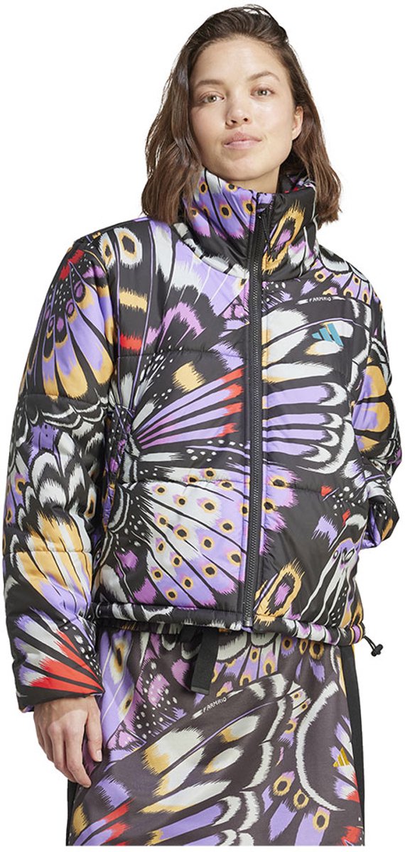 Adidas X Farm Padded Jas L Vrouw Zwart