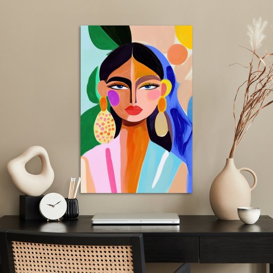 Affiche 40x60 cm - Portrait - Femme - Moderne - Posters - Décoration chambre - Décoration murale salon - Décoration murale chambre