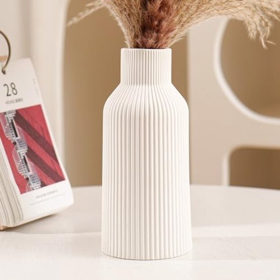 Vaas keramiek beige - Fioreutrecht