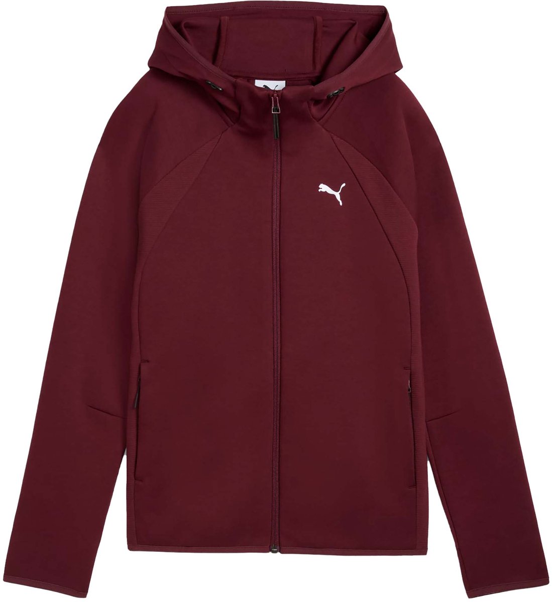 Puma Evostripe Hoodie Met Volledige Rits Dk Sportswear Vrouwen Rood
