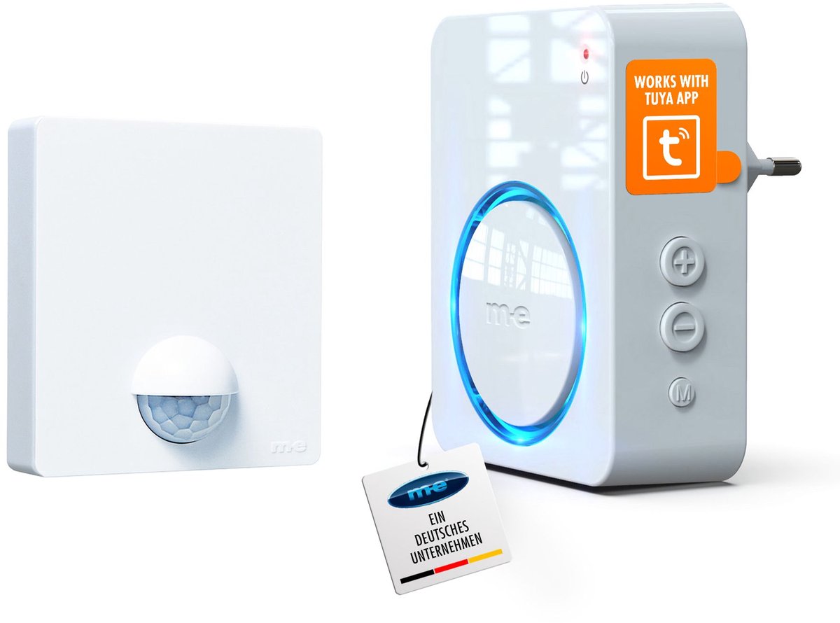 m-e BELL-5804 draadloze bewegingsmelder met Wifi ontvanger - 300 meter bereik
