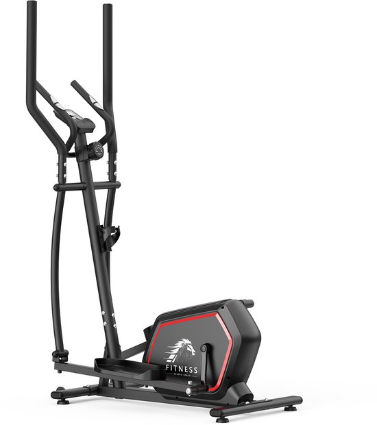 Crosstrainers - Elliptische trainer tot 150 kg - Vliegwiel van 10 kg - Magnetische weerstand met 16 niveaus - LCD-scherm - Zwart