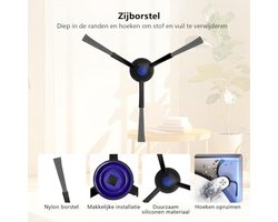 27-Pack Vervangende Accessoires voor ECOVACS DEEBOT T30S/T30S PRO/T30S AI Robotstofzuiger, 1 Hoofdborstel 6 Zijborstels 4 Hepa-filters 6 Stofzakken 8 Dweilpads 2 Reinigingsborstels