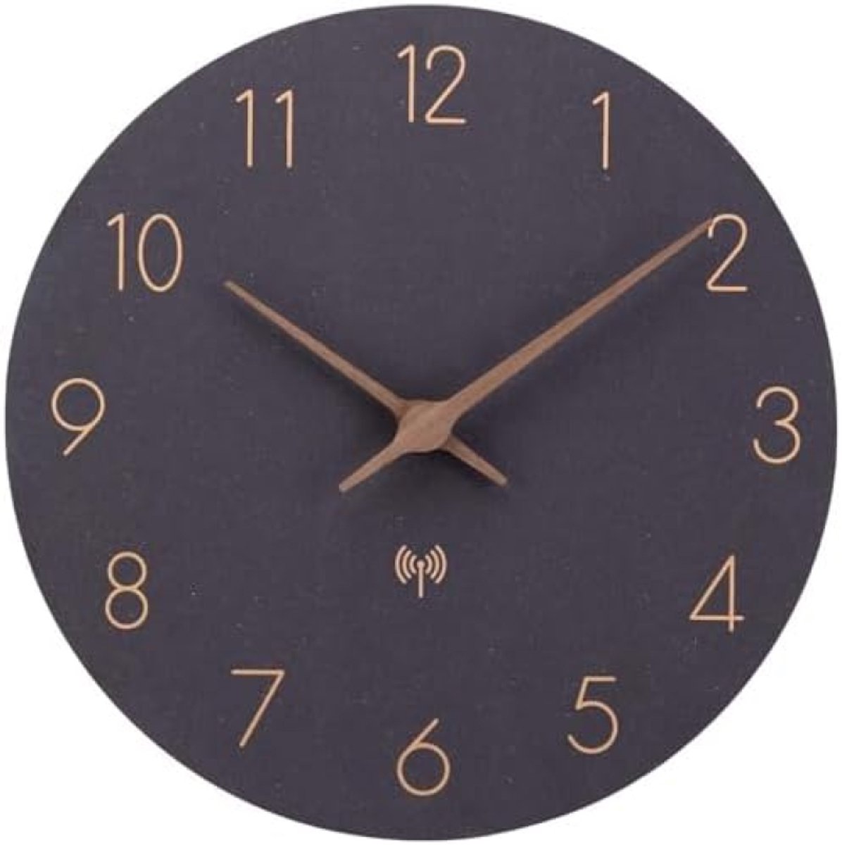 Moderne radiogestuurde wandklok 30 cm - Stil uurwerk met heldere aflezing