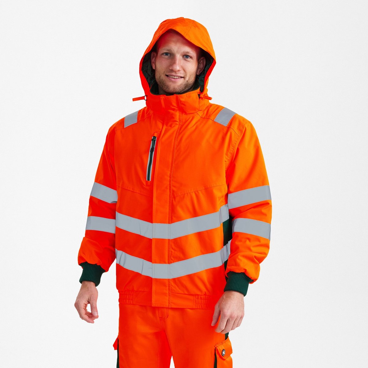 Engel Safety pilot jack 1246-930 - Hi-vis Orange / Green - S