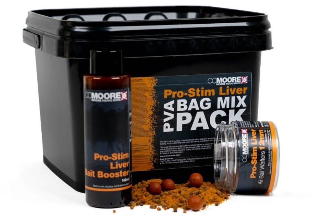 CC Moore PVA Bag Mix Pack - Soort : Pro-Stim Liver