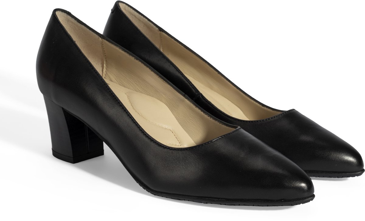 DESA COMFORT Lage schoen Leer Zwart Vrouwen Schoenpunt: Nez rond Maat: 38 EU
