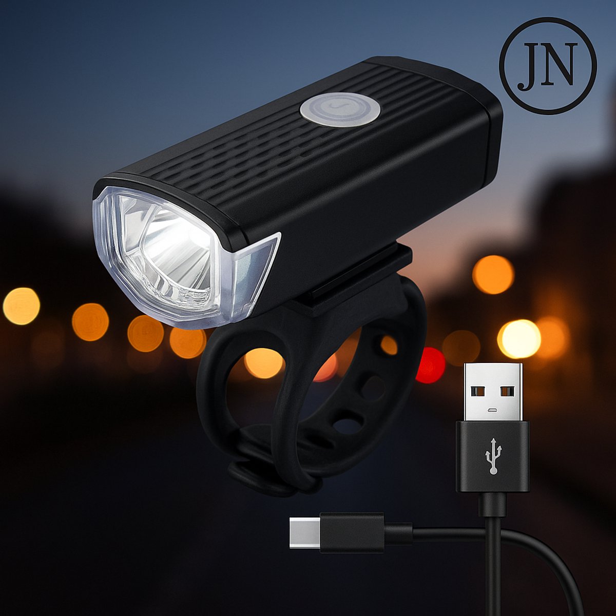 JN® Oplaadbare LED Fietslamp 450 Lumen thumbnail 4