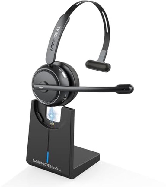 Bayda Hoofdtelefoon icrofoon, draadloze hoofdtelefoon op het oor, PC