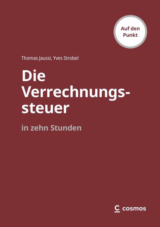 Die Verrechnungssteuer in zehn Stunden - cover