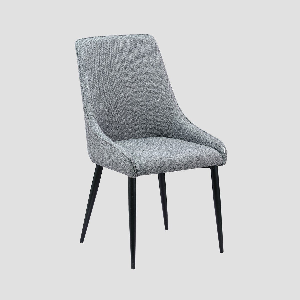 HOMLA - Krzesło - SABOR - Ciemnoszare - 52x52x93,5 cm