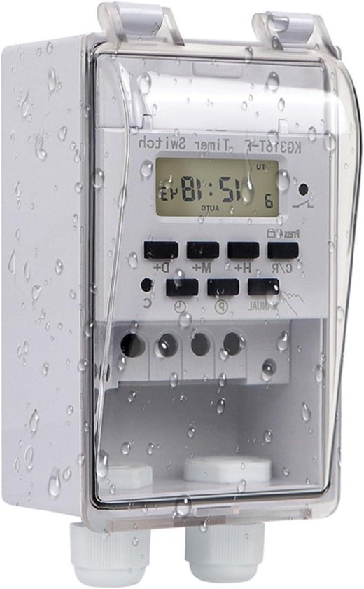 KETOTEK Temperatuurregelaar 30A 220V met relais -30℃~300℃, Digitaal Thermostaat met sensor sonde