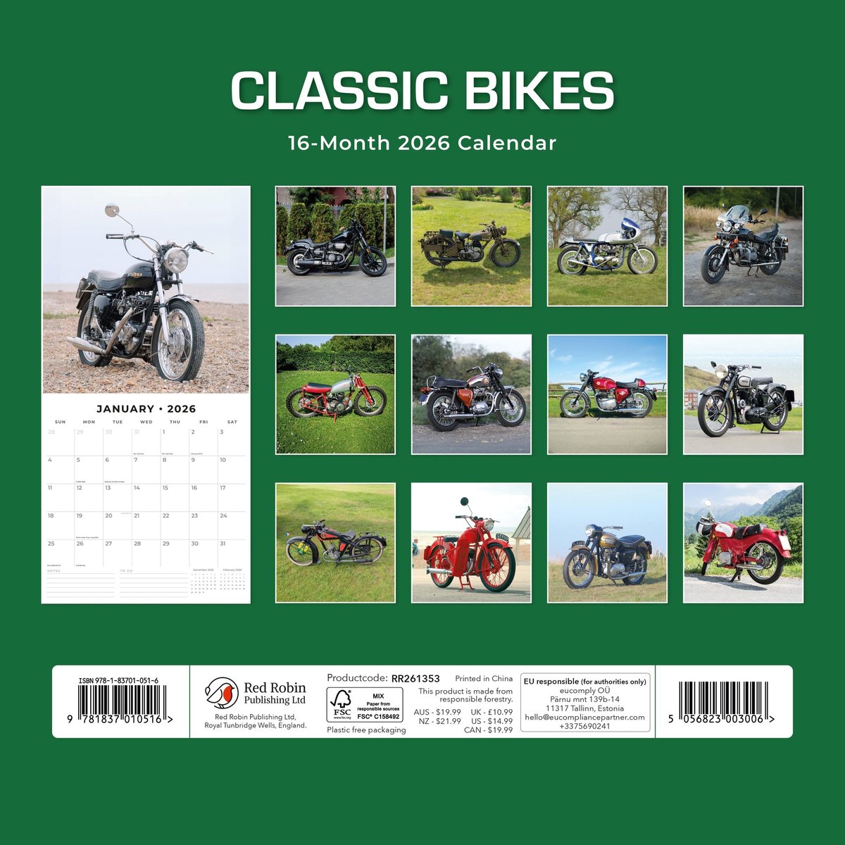 Classic Bikes Kalender 2026