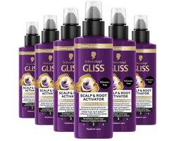 Gliss - Hoofdhuid Serum Full Hair Wonder - 6 x 100 ml - Voordeelverpakking