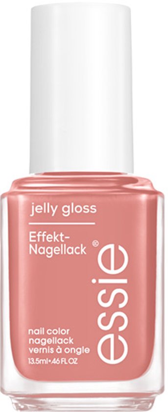 essie boho rodeo barn bohème nagellak - jelly gloss - salonkwaliteit - oudroze - 13,5ml