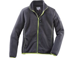 TERRAX WORKWEAR Lichtgewicht fleecejack zwart/lime maat XL