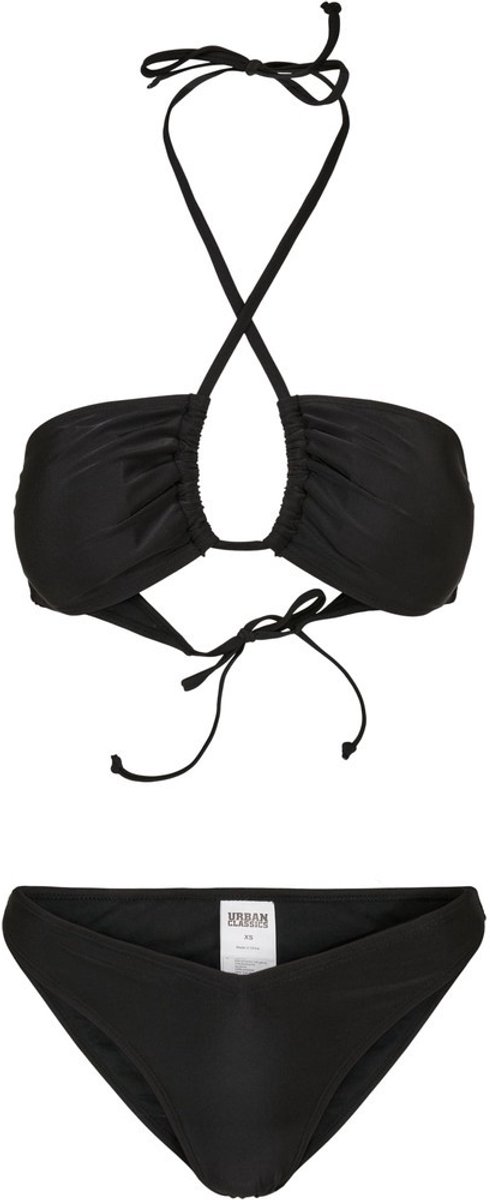 Urban Classics Recycled Hot V Bikini set XS Zwart