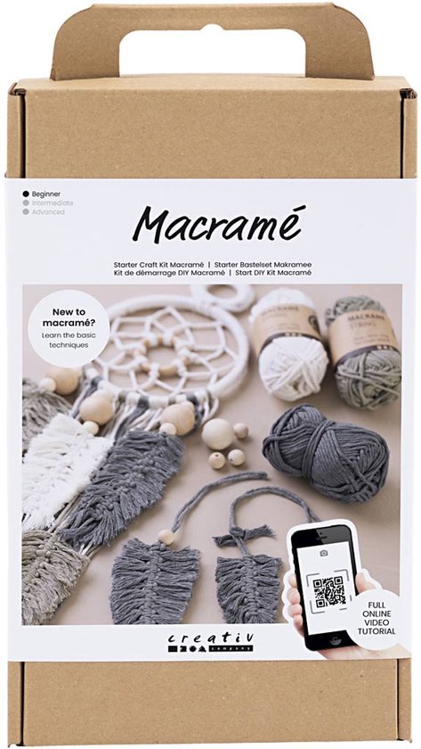 CC Startersset Leren Macramé Knopen