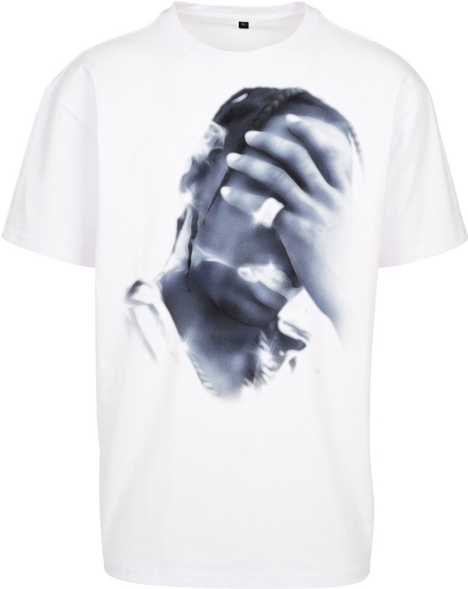 Mister Tee 4 AM Oversize Heren T-shirt XXL Wit
