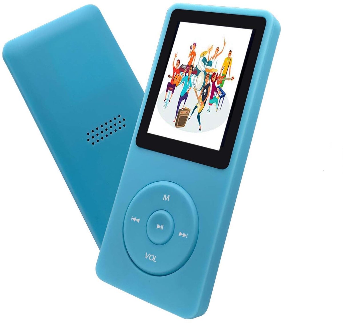 Ynkkvre -32GB Draagbare MP3 Speler – Ondersteunt tot 128GB SD, HiFi Lossless Geluid, Muziek/Video/Stemopname/FM Radio/E-Book/Fotoweergave