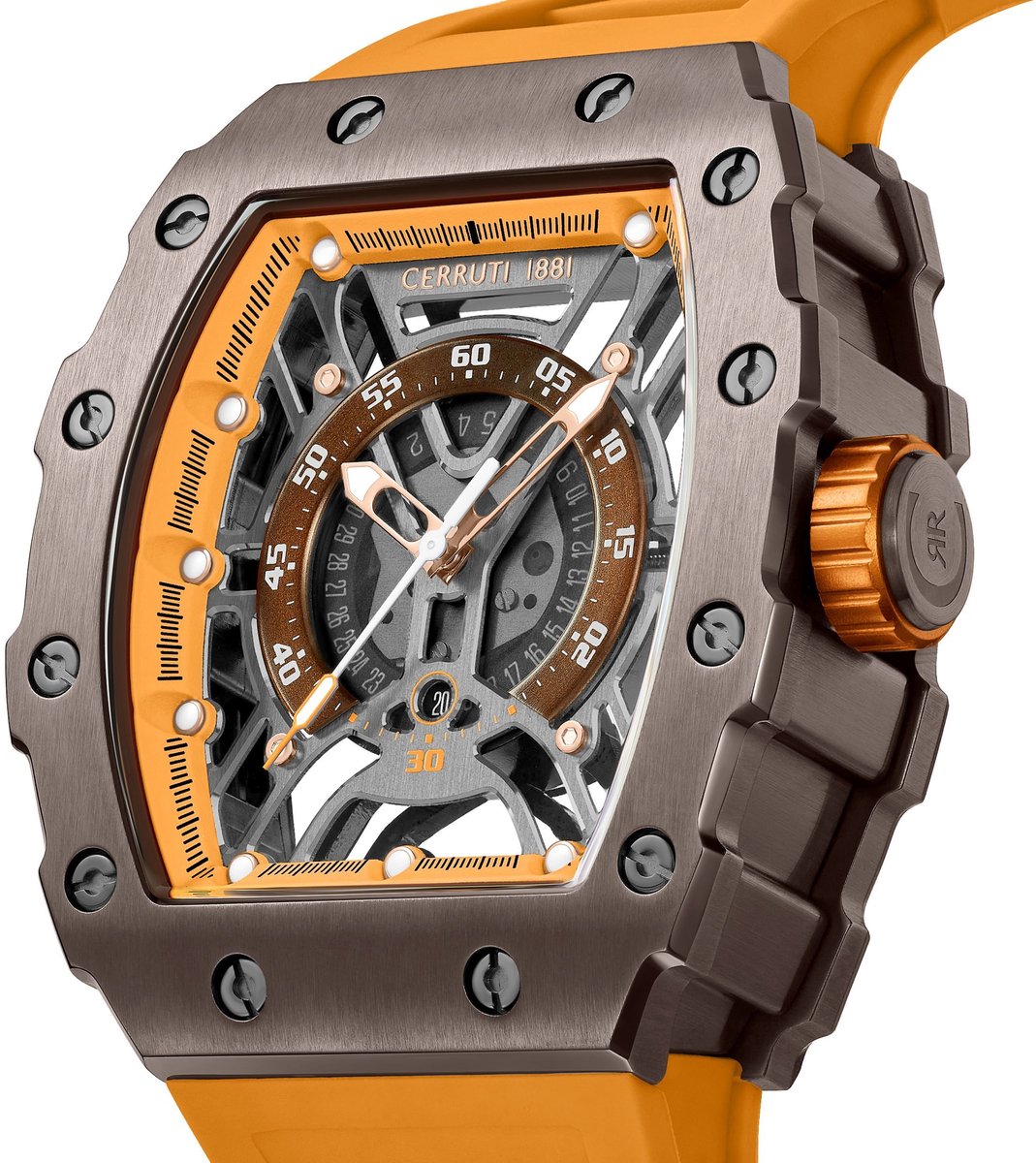 Datum horloge Gubbio Orange