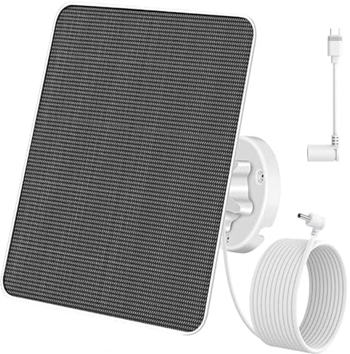 6 W zonnepanelen compatibel met Spotlight Cam Plus/Pro en Stick Up Cam accu, 3 m oplaadkabel IP65 zonnepaneel met 5 V continu opladen