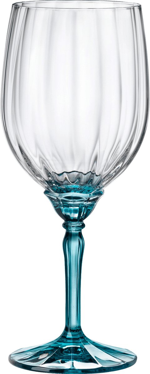 Bormioli Rocco Florian Wijnglas 53,5 Cl Blauw - 4 Stuks