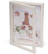 Happy Hands - Cadre de rangement pour bricolages - A4 - Blanc - Conservez les beaux dessins de votre enfant