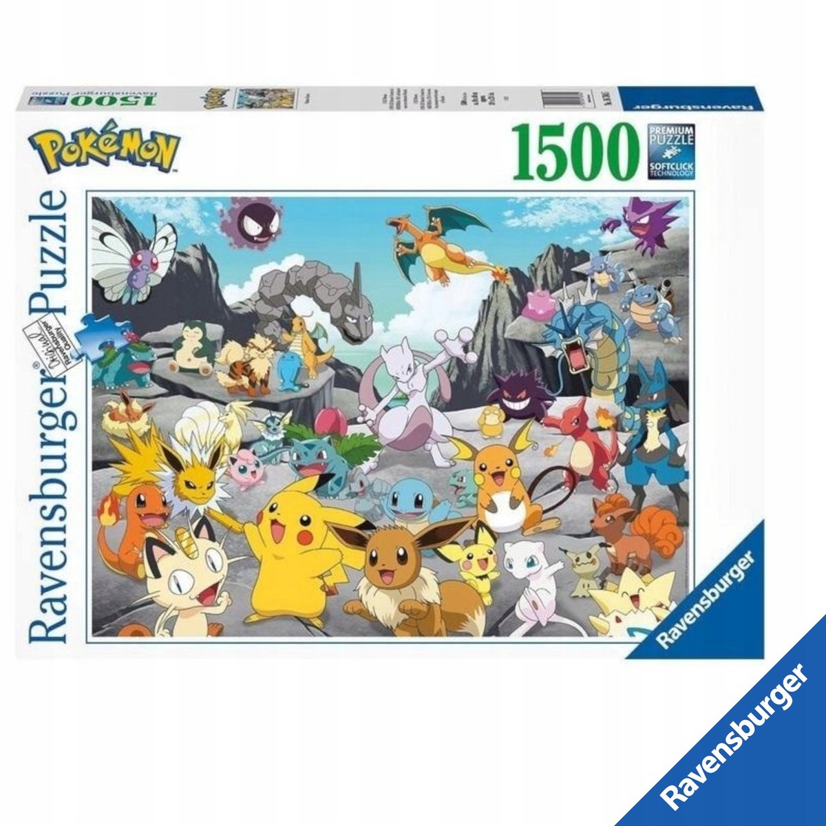 Ravensburger Pokemon Classic 1500 elementai dėlionė