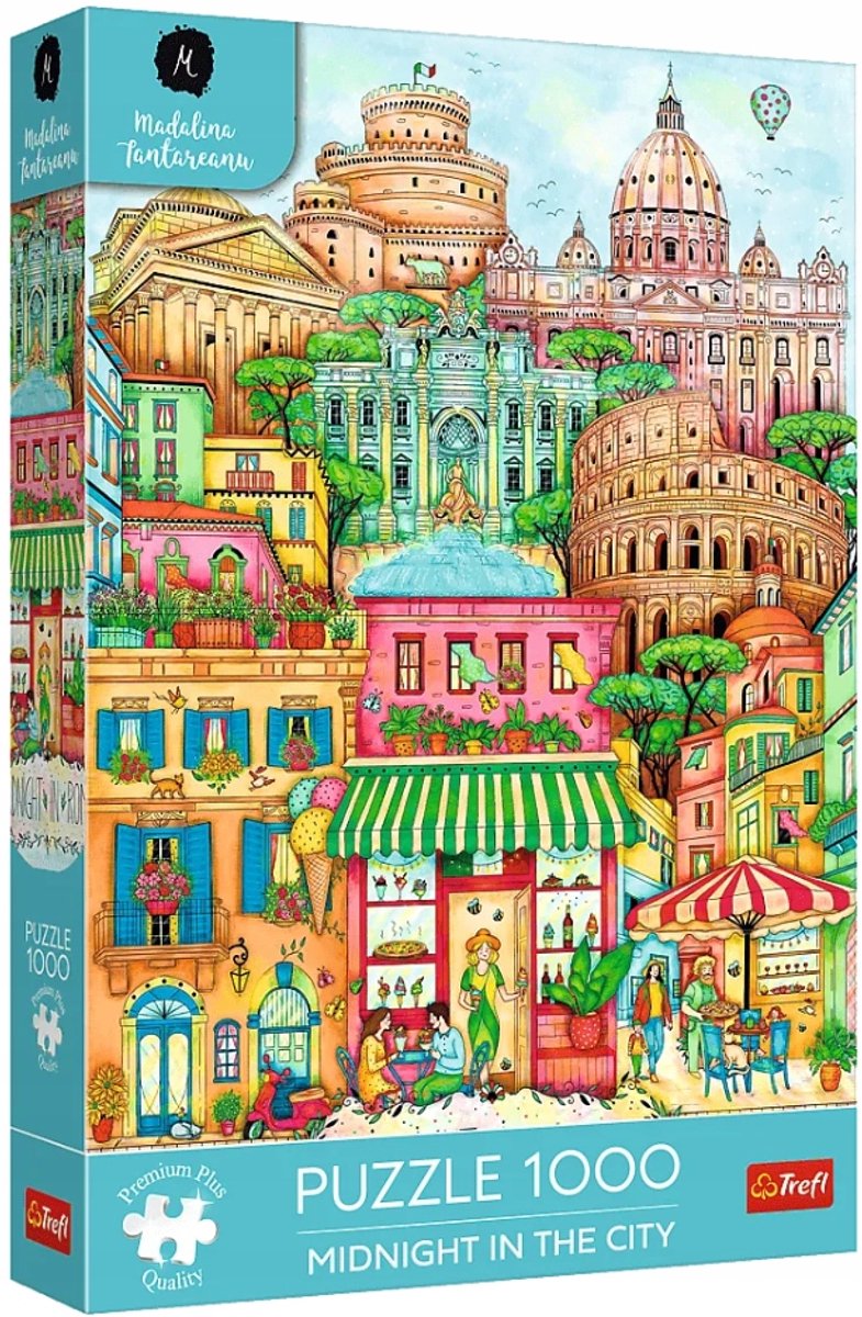 Trefl Puzzel 'Middernacht in Rome' - 1000 stukjes