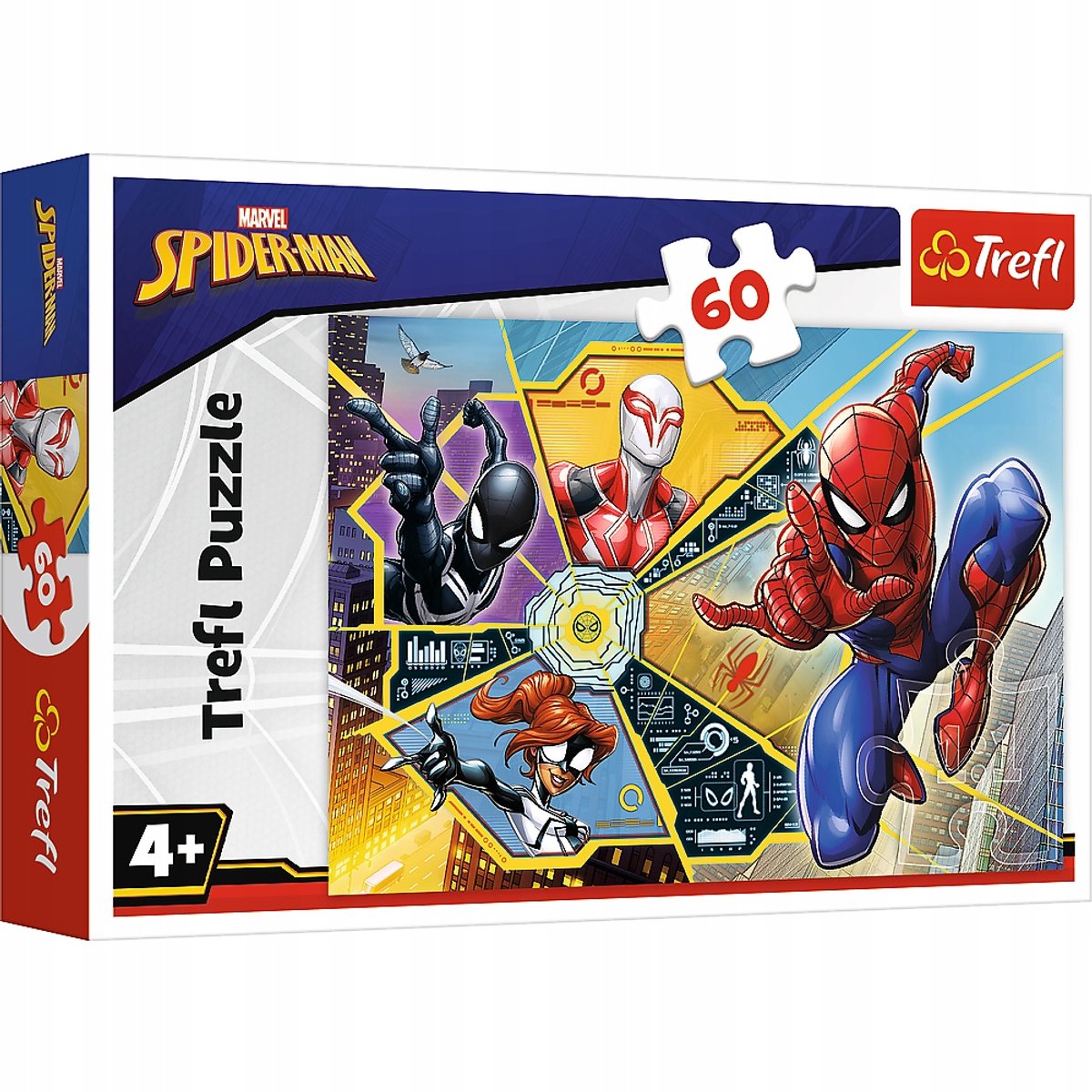 Spiderman in het Web Puzzel 60 Stukjes Disney Marvel
