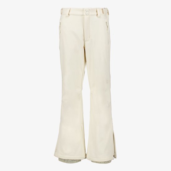 Mountain Peak kinder softshell skibroek 10000 mm waterkolom - Beige - Maat 176