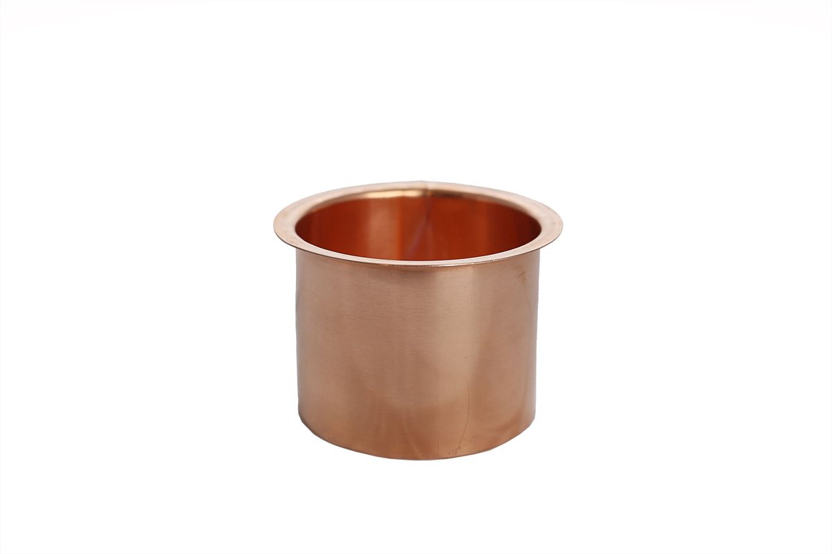 Tapeind Koper Bakgoot | Ø80 mm | 9 cm