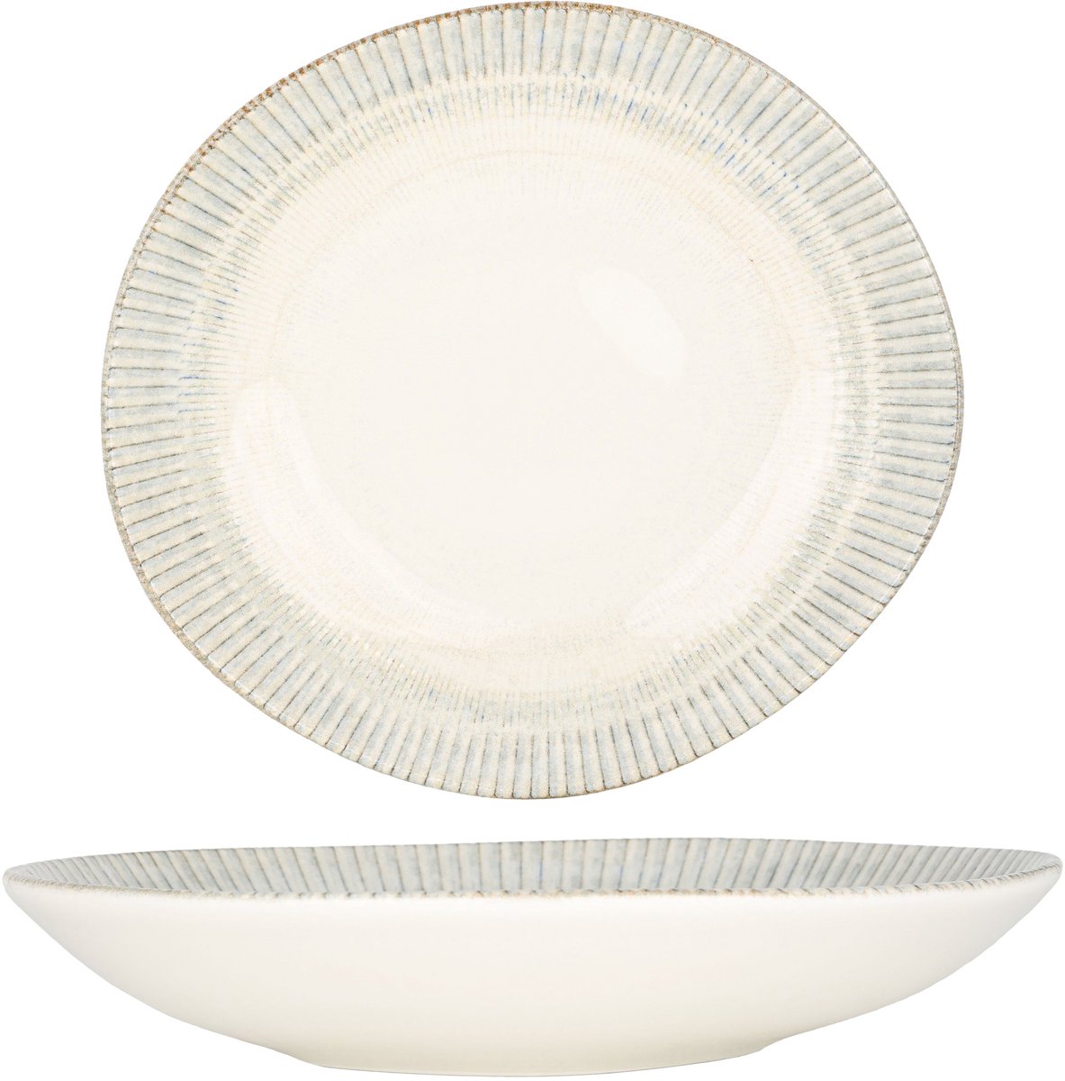 Bonna Diepbord - Galata - Porselein - 26 cm (1000cc) - set van 6