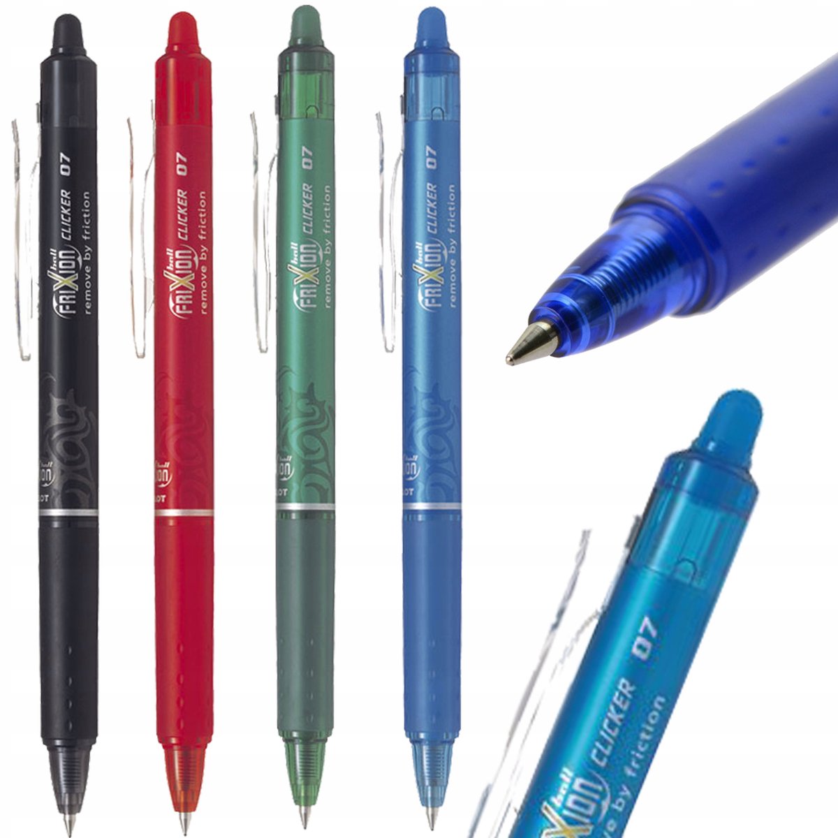 Frixion Uitwisbare Balpenset - 4 Kleuren