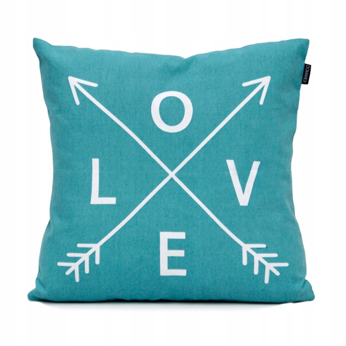 Turquoise Katoenen Kussensloop 45x45 cm - Decoratieve Stijl