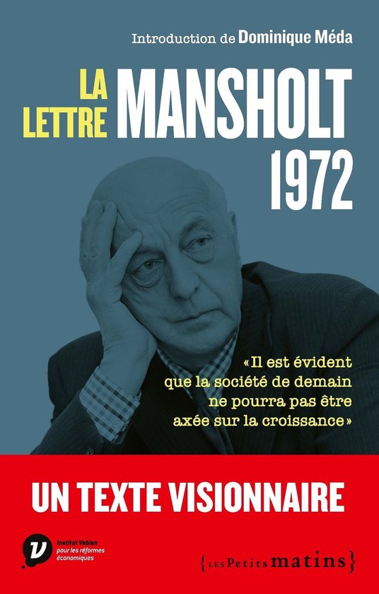 Essais - La Lettre Mansholt 1972 - cover