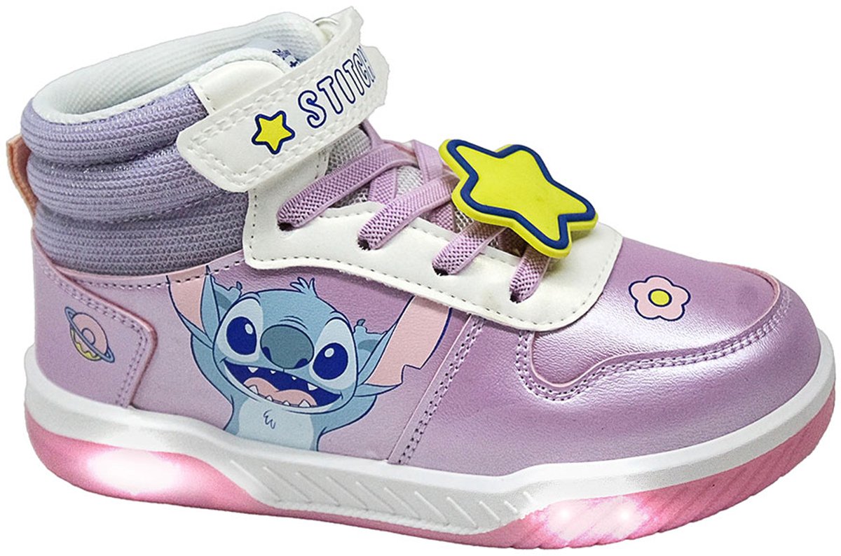 Cerda Stitch Stitch Pvc-sneakers Met Lichtjes Paars EU 25 Meisje
