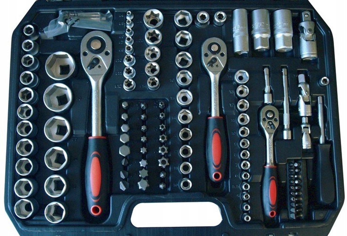 171-delige Doppenkist Set Cr-V - Professioneel Gereedschap