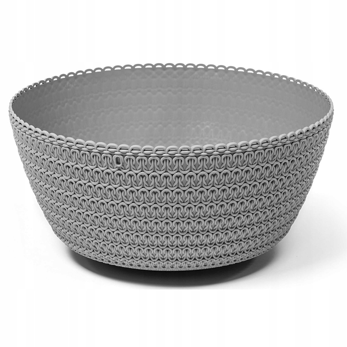 Lamela Jersey Pot Grijs 24x13,2 cm - Stijlvolle Kunststof Plantenbak
