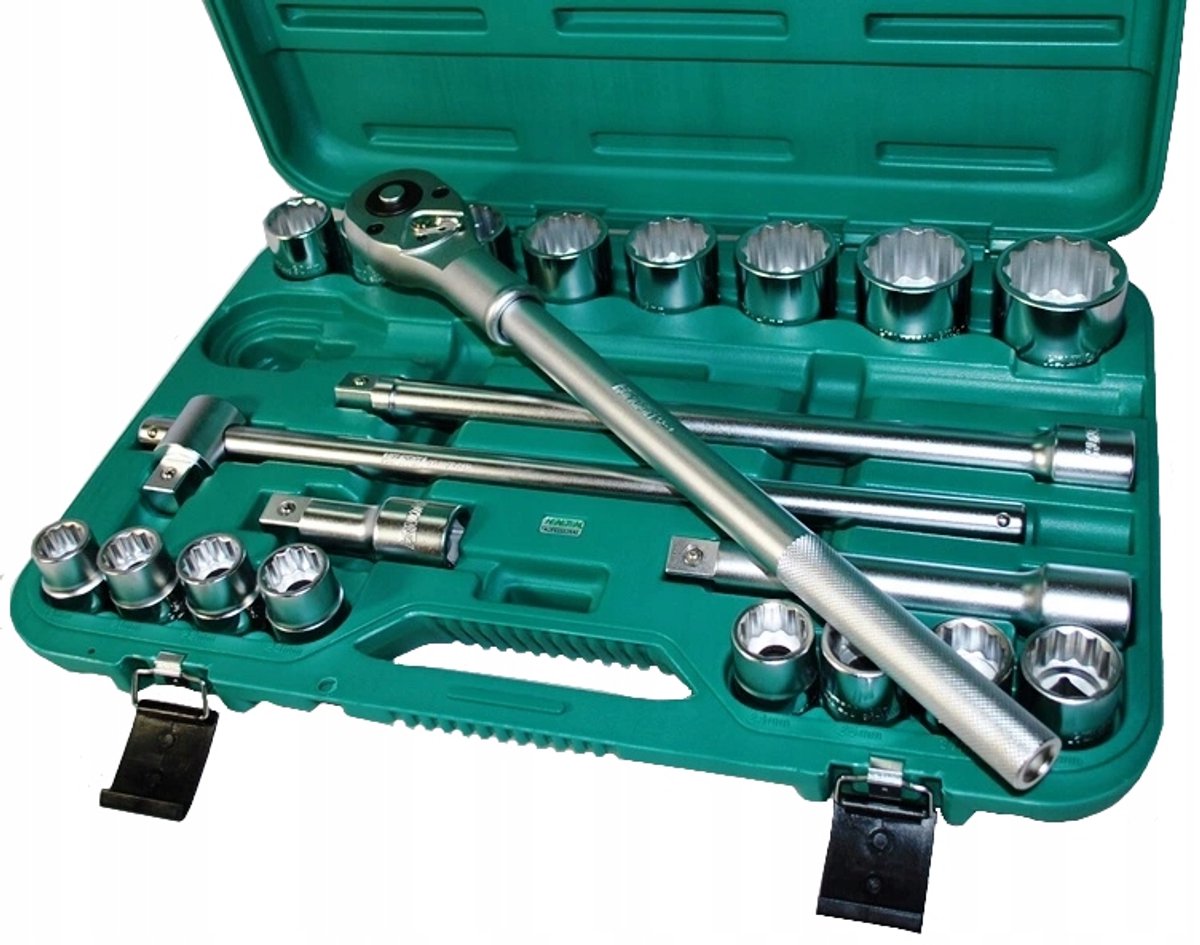 Honiton Doppeldopsleutelset 21 Delig 3/4" 12-zijdig H6221