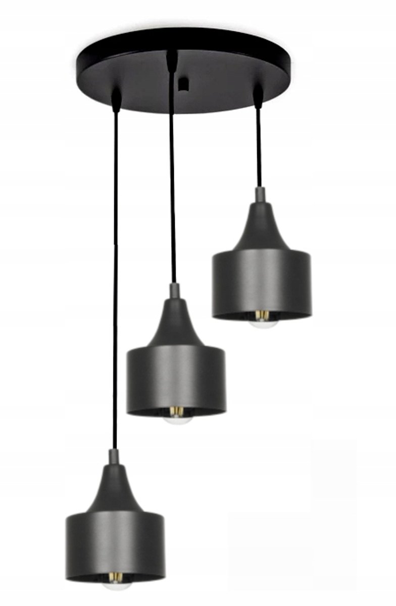 Moderne Hanglamp Tornado 50-12KKL - Zwart, Mayal, E27