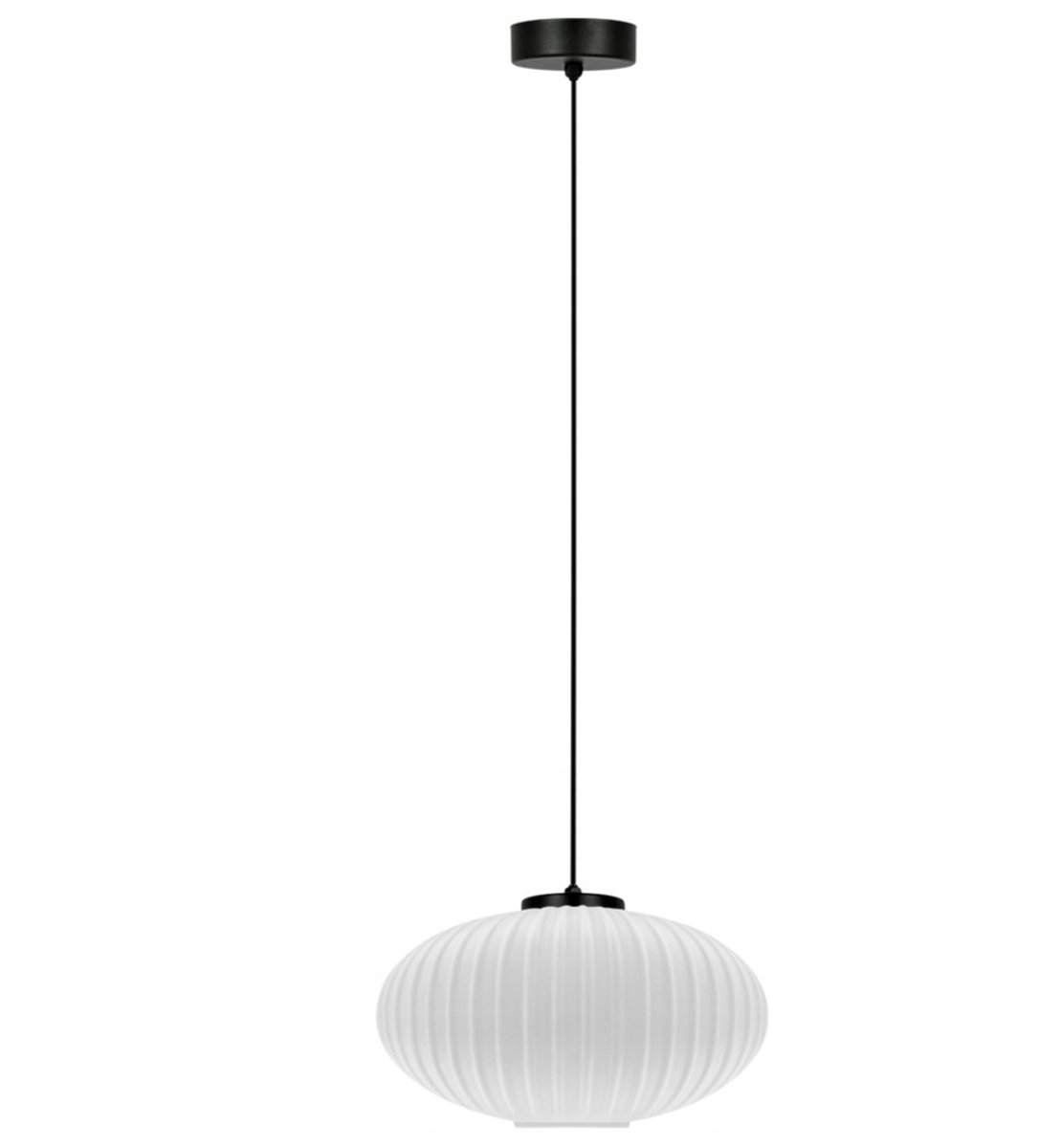Witte hanglamp PESO 30cm - modern, glas, E27