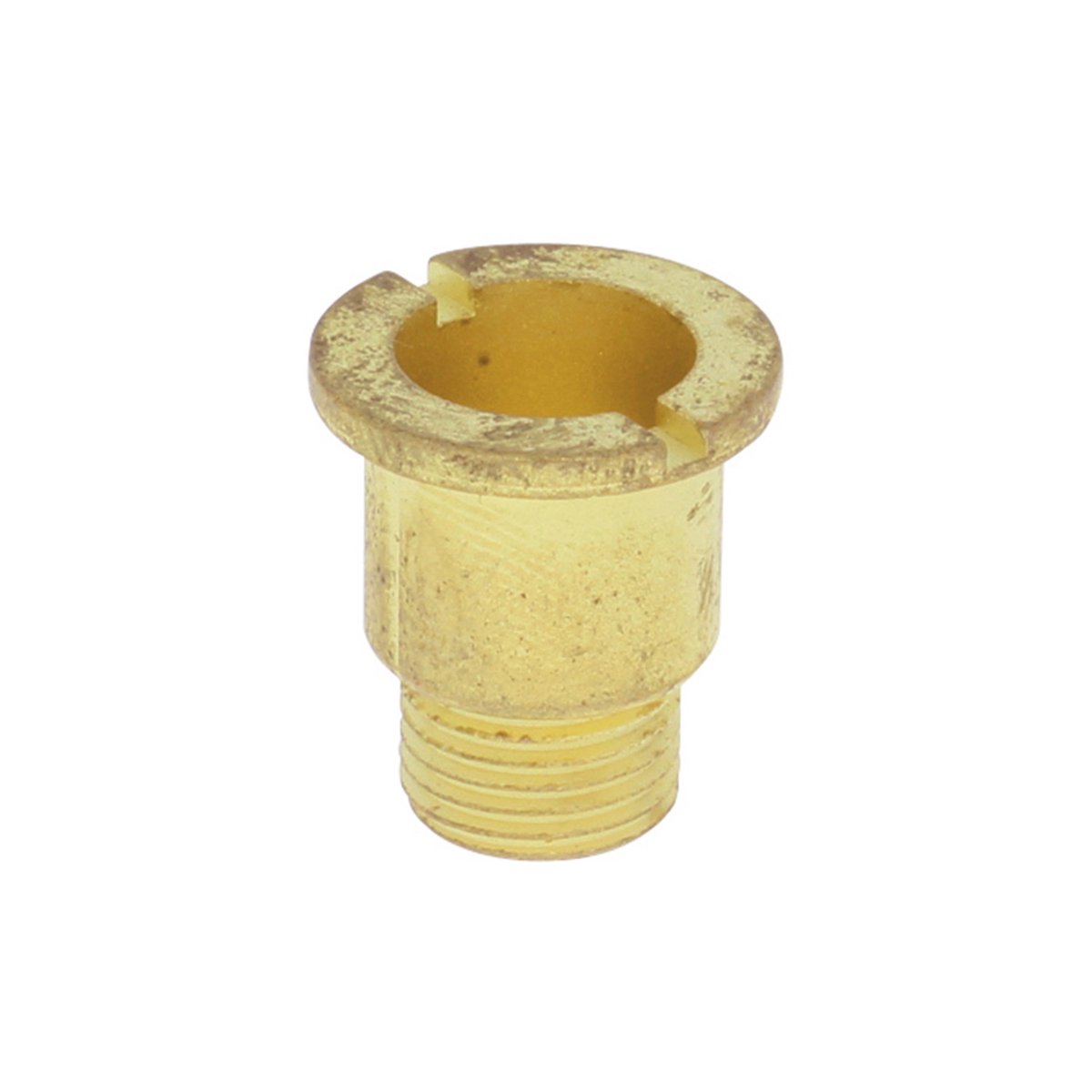 Centrale schroef M8 x 0,75 messing, lang