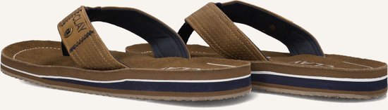 CLAY Slippers Clay001 - Homme - Cognac - Taille 48